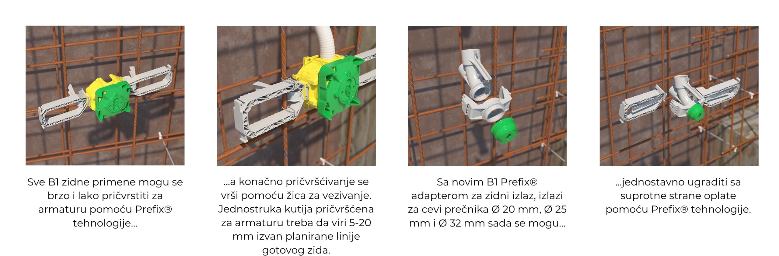 ugradnja elektroinstalacija u beton sistemska krilca